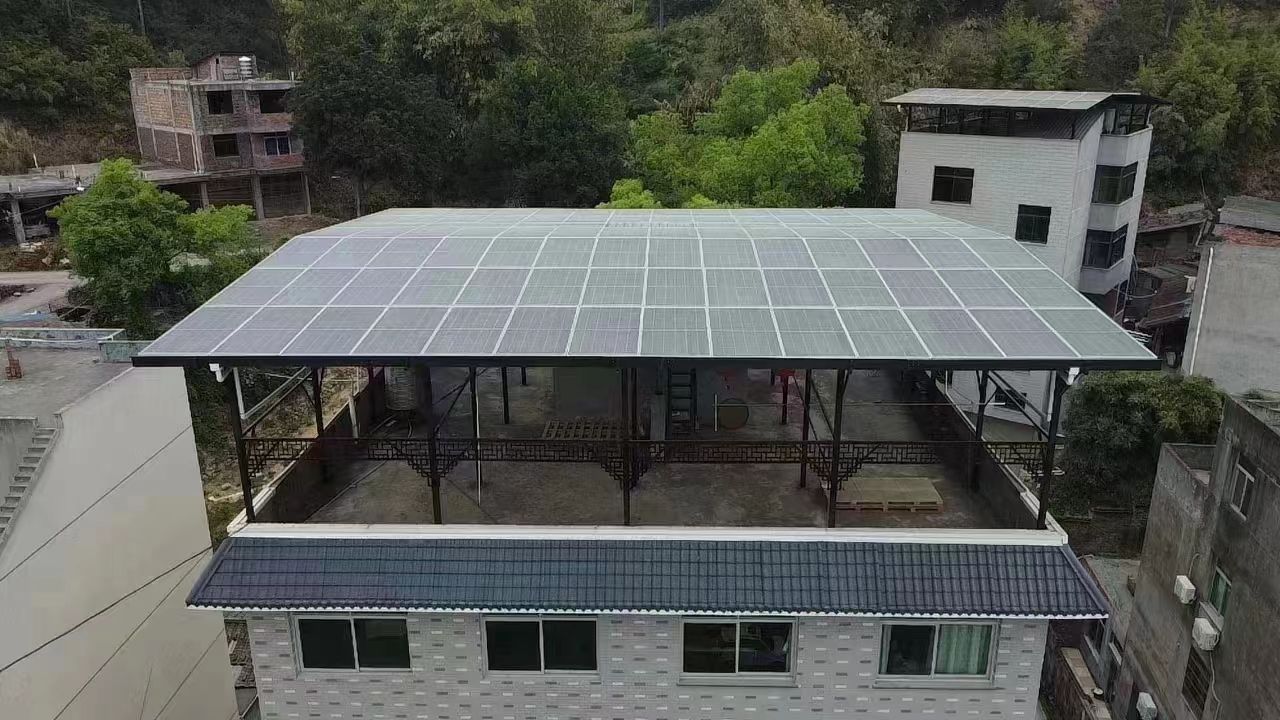 长治15kw+10kwh自建别墅家庭光伏储能系统